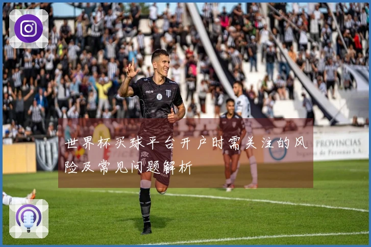 世界杯买球平台开户时需关注的风险及常见问题解析